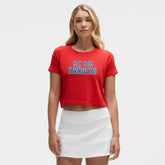 New York Rangers lululemon Women's Cates T-Shirt - True Red | US 203169920