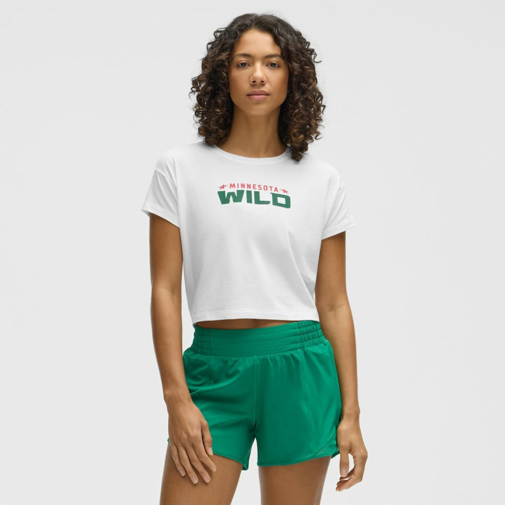 Minnesota Wild lululemon Women's Cates T-Shirt - White | US 203169924