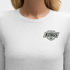 Los Angeles Kings lululemon Women's Love Long Sleeve T-Shirt - Heathered Core Ultra Light Grey | US 203169992