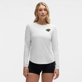 Minnesota Wild lululemon Women's Love Long Sleeve T-Shirt - Heathered Core Ultra Light Grey | US 203169993