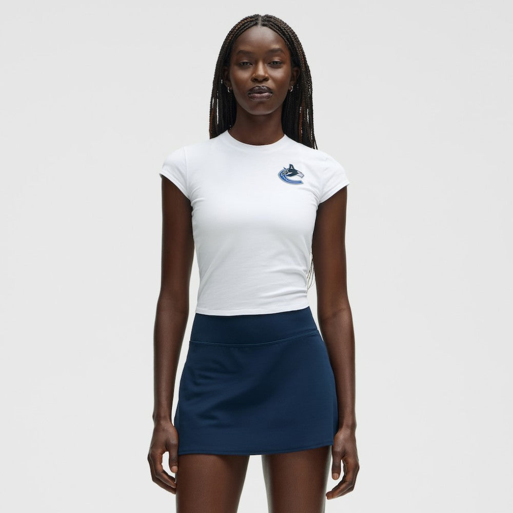 Vancouver Canucks lululemon Women's Baby T-Shirt - White | US 203170036