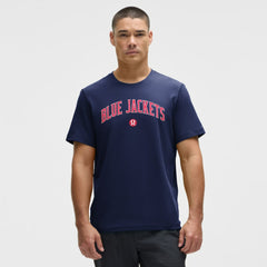 Columbus Blue Jackets lululemon Organic Cotton Classic-Fit T-Shirt - Blue | US 203170053
