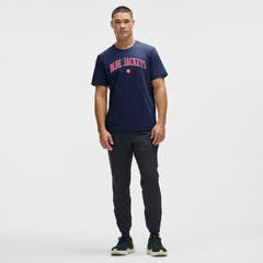 Columbus Blue Jackets lululemon Organic Cotton Classic-Fit T-Shirt - Blue | US 203170053