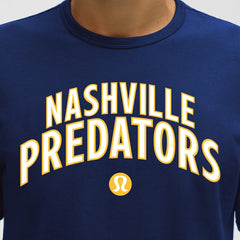 Nashville Predators lululemon Organic Cotton Classic-Fit T-Shirt - Blue | US 203170054