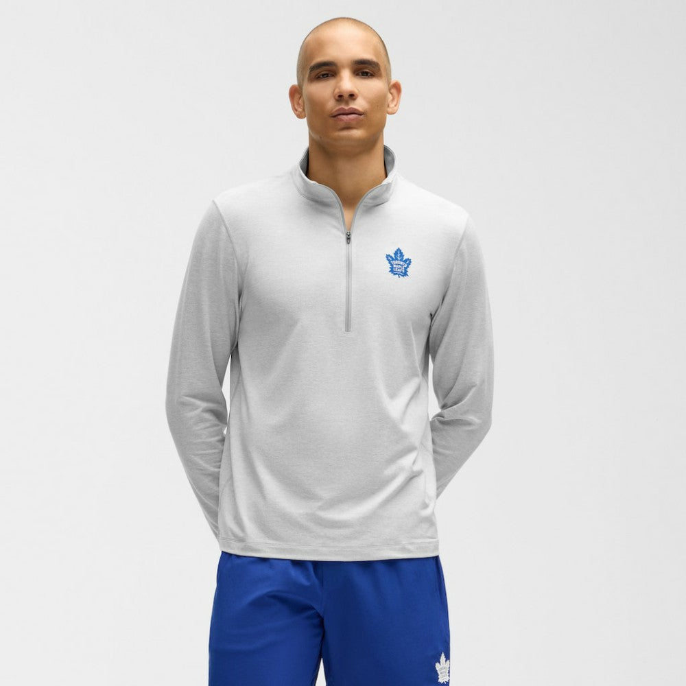 Toronto Maple Leafs lululemon Soft Jersey Half-Zip Pullover - Heather Gray | US 203170115
