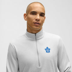 Toronto Maple Leafs lululemon Soft Jersey Half-Zip Pullover - Heather Gray | US 203170115