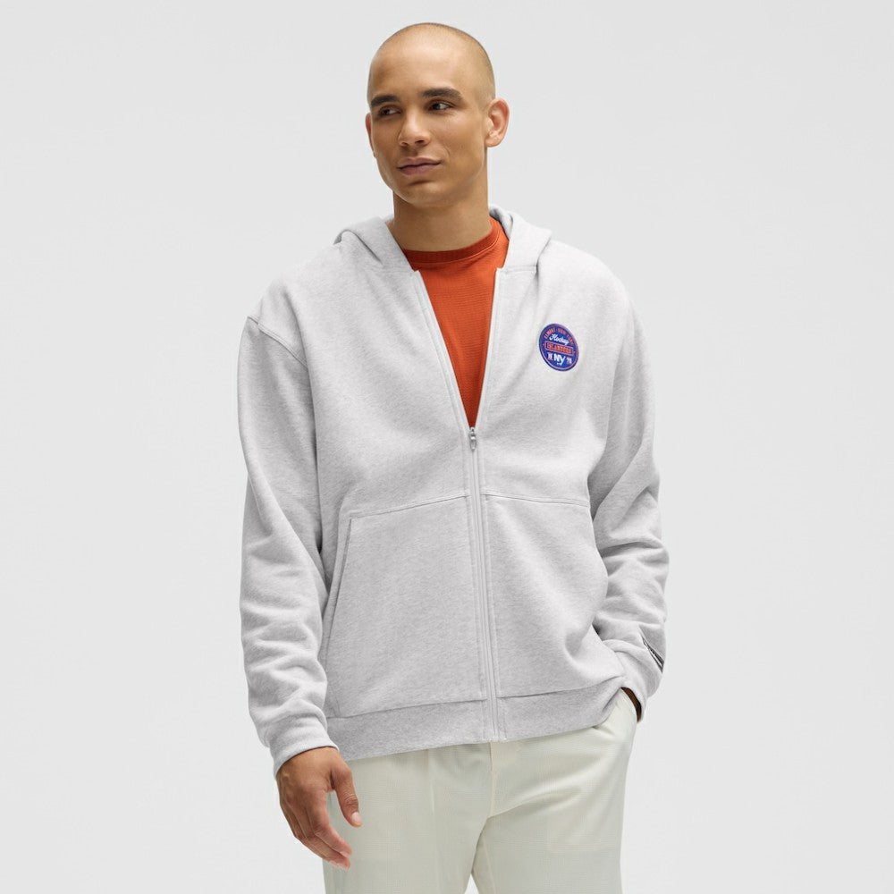 New York Islanders lululemon Steady State Full-Zip Hoodie - Heathered Core Ultra Light Grey | US 203170189