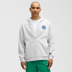 Vancouver Canucks lululemon Steady State Full-Zip Hoodie - Heathered Core Ultra Light Grey | US 203170200