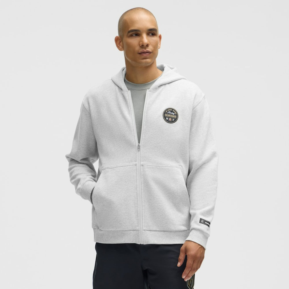 Vegas Golden Knights lululemon Steady State Full-Zip Hoodie - Heathered Core Ultra Light Grey | US 203170201