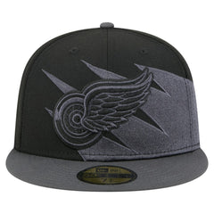 Detroit Red Wings New Era Spikes 59FIFTY Fitted Hat - Black | US 203170280