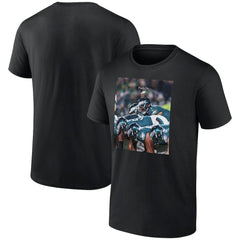 Philadelphia Eagles Push On T-Shirt - Black T-shirts