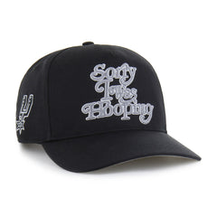 San Antonio Spurs Brand Seen by '47 Sorry I Was Hooping Hitch Adjustable Hat Black - 47 brand