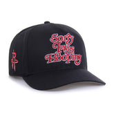 Houston Rockets Brand Seen by '47 Sorry I Was Hooping Hitch Adjustable Hat Black - 47 brand outlet