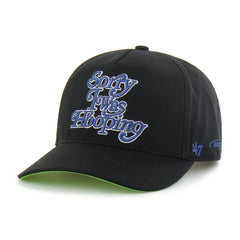 Minnesota Timberwolves Brand Seen by '47 Sorry I Was Hooping Hitch Adjustable Hat Black - 47 brand