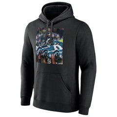 Philadelphia Eagles Push On Pullover Hoodie - Black Hoodies