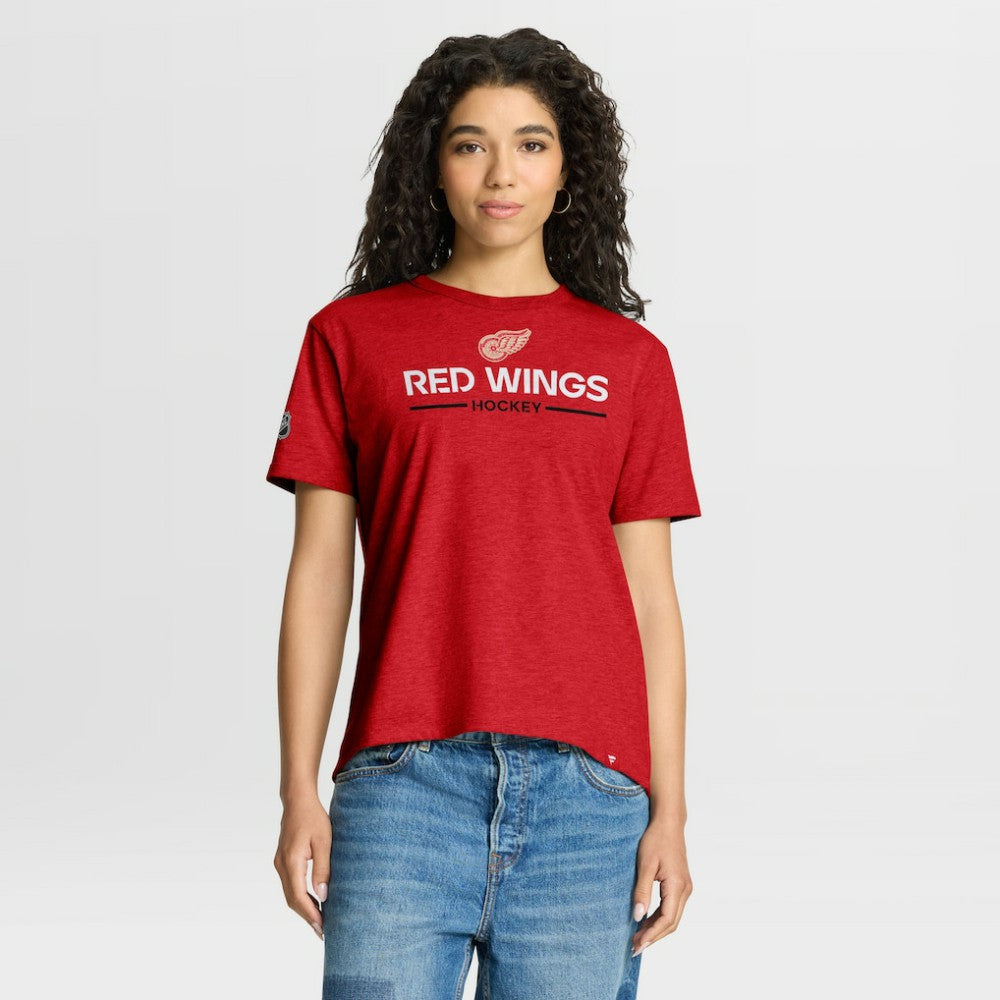 Detroit Red Wings Fanatics Women's Centennial T-Shirt - Red | US 203171197