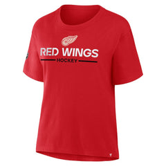 Detroit Red Wings Fanatics Women's Centennial T-Shirt - Red | US 203171197
