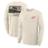 Detroit Red Wings Fanatics Centennial Legacy Long Sleeve T-Shirt - Beige | US 203171262