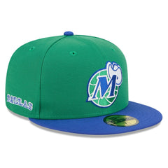 Dallas Mavericks 2025/26 Classic Edition Jersey Hook 59FIFTY Fitted Hat Green/Blue - New Era