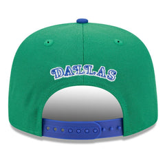 Dallas Mavericks 2025/26 Classic Edition Jersey Hook A-Frame 9FIFTY Snapback Hat Green/Blue - New Era