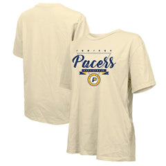 Indiana Pacers Majestic Threads Women's Oversized T-Shirt Cream outlet