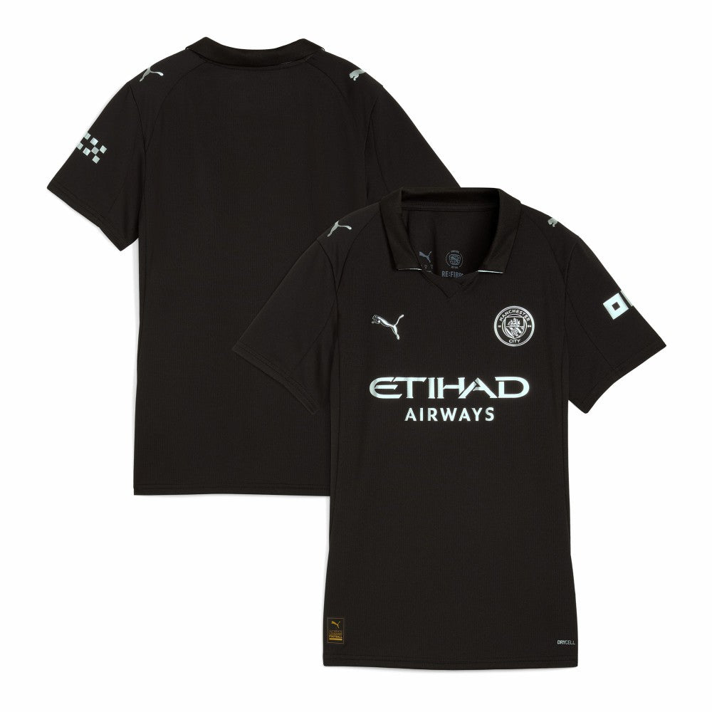 Manchester City Women's 2025/26 Away Replica Jersey Black - Puma sale