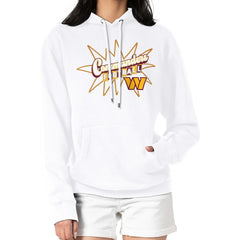 Washington Commanders Starter Women's Drive-In Sign Pullover Hoodie - White Hoodies