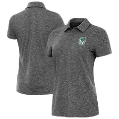 Mexico National Team Antigua Women's Triple Shot Polo Heather Black