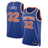 Karl-Anthony Towns New York Knicks Unisex Swingman Jersey Icon Edition Blue - Nike