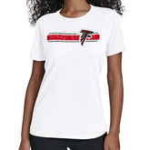 Atlanta Falcons Starter Women's Team Stripe T-Shirt - White T-shirts