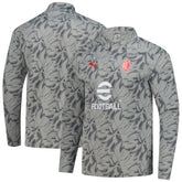 AC Milan 2025/26 Pre-Match dryCell Quarter-Zip Top Gray - Puma sale