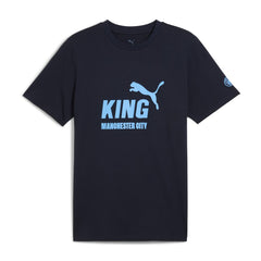 Manchester City 2025/26 King Logo T-Shirt Navy - Puma discount