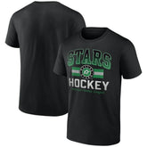 Dallas Stars Retro Stripe T-Shirt - Black | US 203175576
