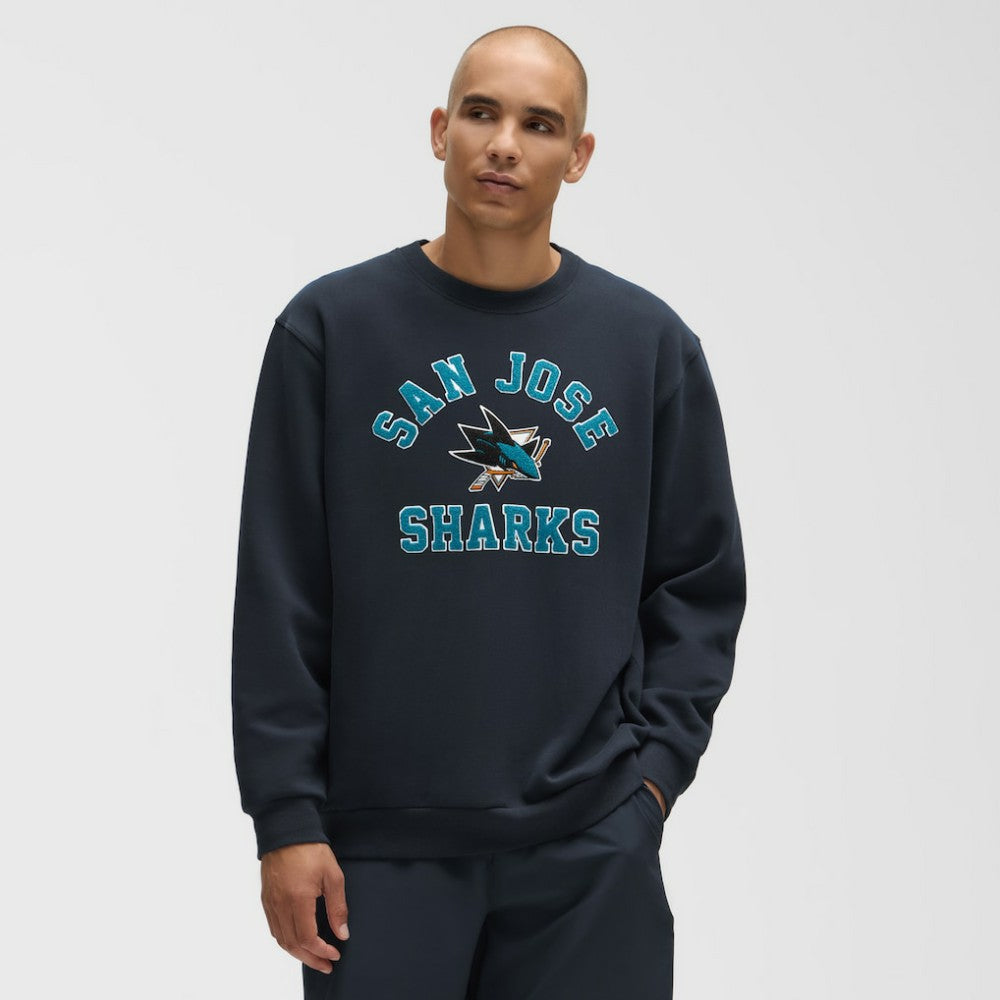 San Jose Sharks lululemon Steady State Crew - True Navy | US 203175633