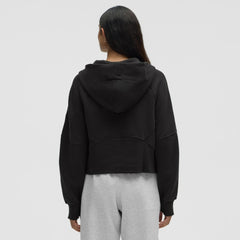 Anaheim Ducks lululemon Women's Scuba Oversized Half-Zip Hoodie - Black | US 203175746