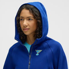St. Louis Blues lululemon Women's Scuba Oversized Half-Zip Hoodie - College Cobalt | US 203175765