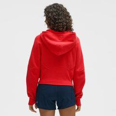Washington Capitals lululemon Women's Scuba Oversized Half-Zip Hoodie - True Red | US 203175771