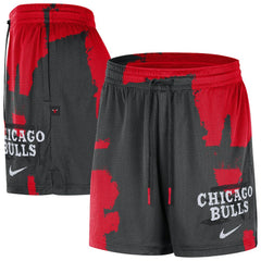 Chicago Bulls Courtside Club Dri-FIT Practice Shorts Black/Red - Nike