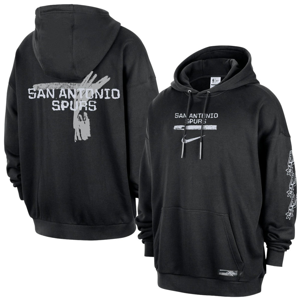San Antonio Spurs Courtside Club Premium Hoodie Black - Nike outlet
