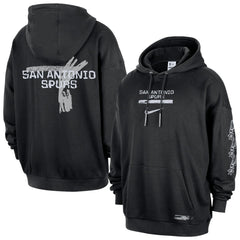 San Antonio Spurs Courtside Club Premium Hoodie Black - Nike outlet
