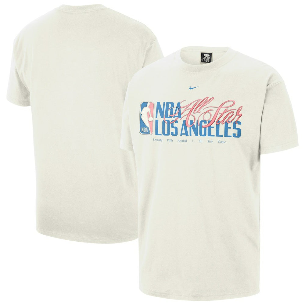 2026 NBA All-Star Game Max90 Wordmark T-Shirt Cream - Nike