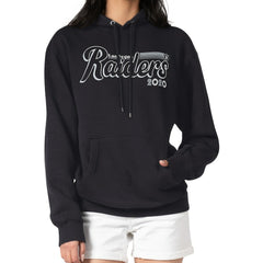Las Vegas Raiders Starter Women's Groovy Script Pullover Hoodie - Black Hoodies
