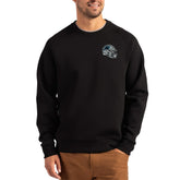 Los Angeles Rams Cutter & Buck Helmet Roam Recycled Raglan Pullover Sweatshirt - Gray Pullover