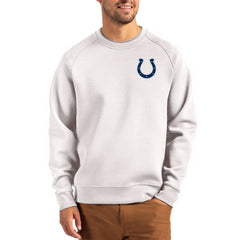 Indianapolis Colts Cutter & Buck Primary Logo Roam Recycled Raglan Pullover Sweatshirt - Gray Pullover