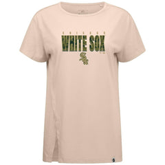 Chicago White Sox Levelwear Women's Influx Protect W T-Shirt - Khaki T-shirts