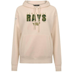 Tampa Bay Rays Levelwear Women's Adorn Protect W Pullover Hoodie - Khaki Hoodies