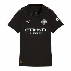 Manchester City Women's 2025/26 Away Replica Custom Jersey Black - Puma sale