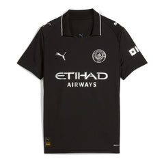 Manchester City Youth 2025/26 Away Replica Custom Jersey Black - Puma sale