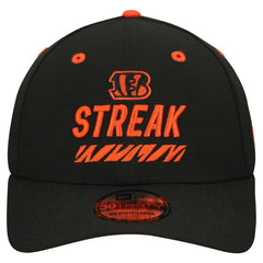 Cincinnati Bengals New Era STREAK Season Ticket Member 39THIRTY Flex Hat - Black Hats