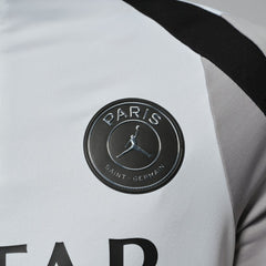 Paris Saint-Germain Jordan Brand Men's Strike Drill Quarter-Zip Long Sleeve Dri-FIT Top White - Jordan outlet